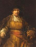 Rembrandt, Self Portrait,